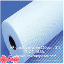 160GSM Zro2 16,5% Ar Fiberglass Scrim